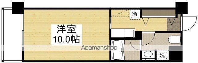 AXⅠS伊島(1K/8階)の間取り写真