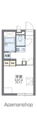 レオパレスエストント(1K/1階)の間取り写真