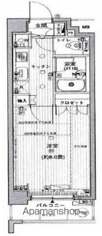 ラグジュアリーアパートメント西新宿 2階階 間取り