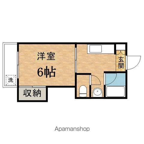 コーポアタゴ(1K/2階)の間取り写真