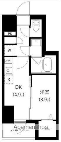 WHARF駒込(1DK/1階)の間取り写真
