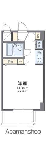 レオパレスエレガンスつくば(1K/2階)の間取り写真