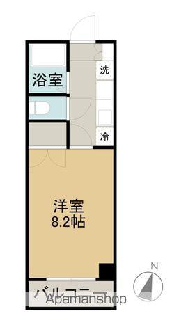 クマノハイツ(1K/2階)の間取り写真