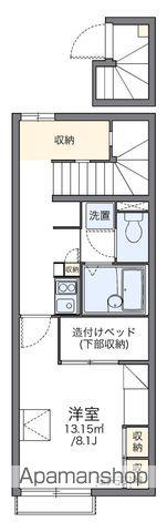 レオパレスガーデンフォレスト(1K/2階)の間取り写真