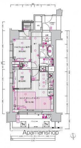 プレサンス ロジェ 金山駅前(1SLDK/11階)の間取り写真