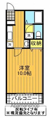 アーバンハイツ(1K/2階)の間取り写真