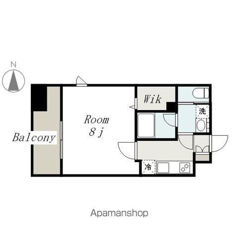 SD COURT KANAYAMA(1K/11階)の間取り写真