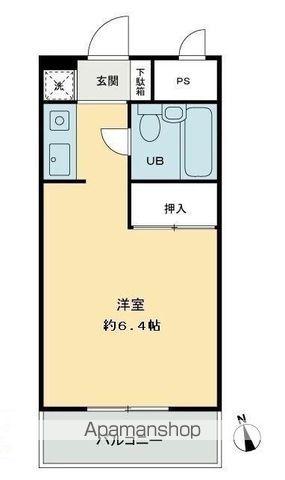 メゾンド西宝町(ワンルーム/2階)の間取り写真