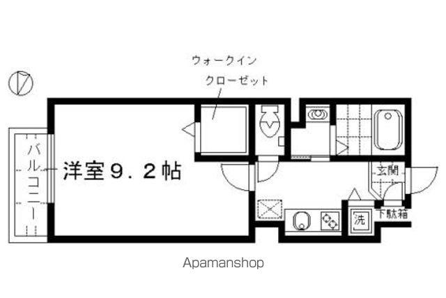 シエスタ参番館(1K/2階)の間取り写真