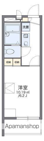 レオパレス麻生川(1K/3階)の間取り写真