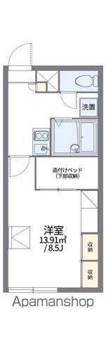 レオパレスSAS62(1K/2階)の間取り写真