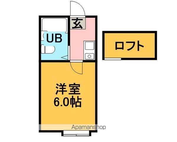 コスモハイツ多治見(1K/3階)の間取り写真