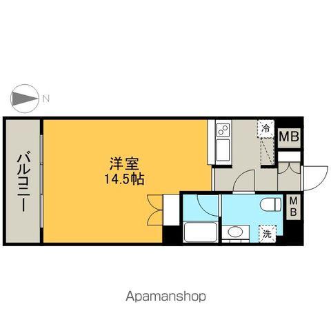 スクエア名駅南(1K/5階)の間取り写真