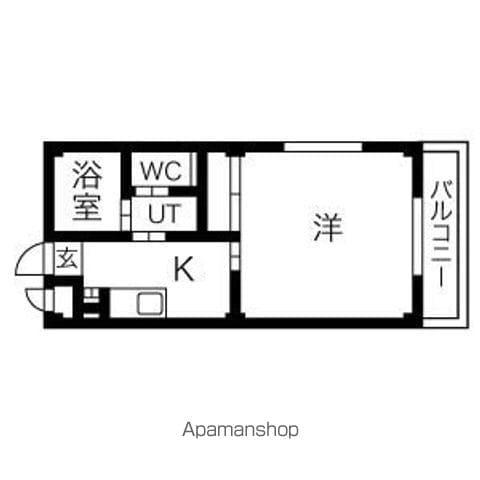 セントアイヴィス向島(1K/2階)の間取り写真