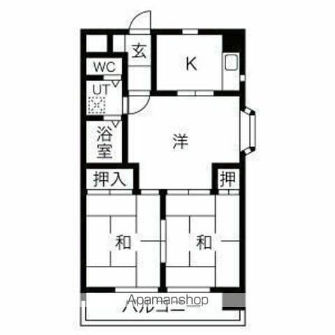 アルトーレ(3K/4階)の間取り写真