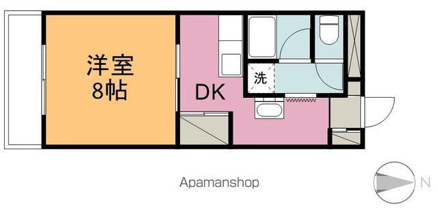グレース88(1DK/3階)の間取り写真