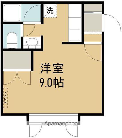 メゾンM(ワンルーム/1階)の間取り写真