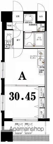 グリフィン横浜・日本大通(1DK/9階)の間取り写真