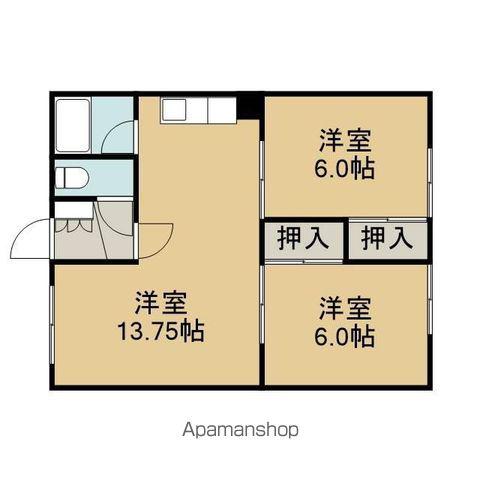 光恵マンション(2LDK/2階)の間取り写真