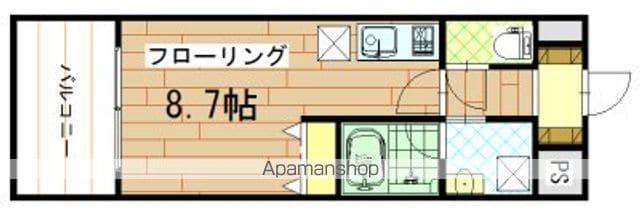 ラヴィアンローズ(ワンルーム/11階)の間取り写真