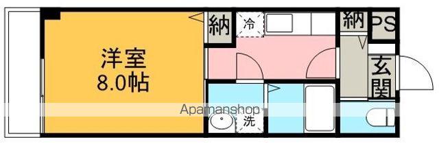 LOHAS・I・Ⅴ(1K/2階)の間取り写真