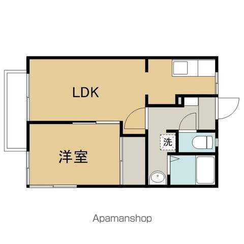 カーサⅠ(1LDK/1階)の間取り写真