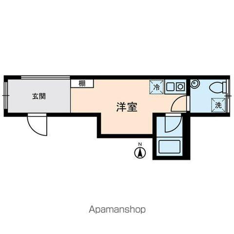 KOSTIC MINOWA(ワンルーム/1階)の間取り写真