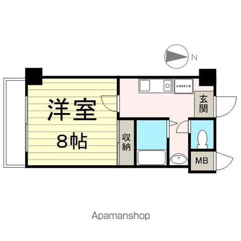 イーストパレス仙台(1K/7階)の間取り写真