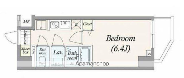 THE PASEO新小岩Ⅱ(1K/3階)の間取り写真
