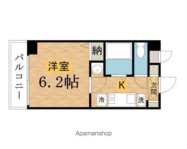 アヅマ第6ビル(1K/5階)の間取り写真