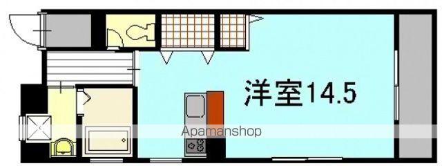 FHMEビル(ワンルーム/2階)の間取り写真