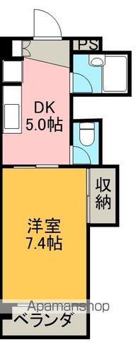M・HILLS30(1DK/4階)の間取り写真
