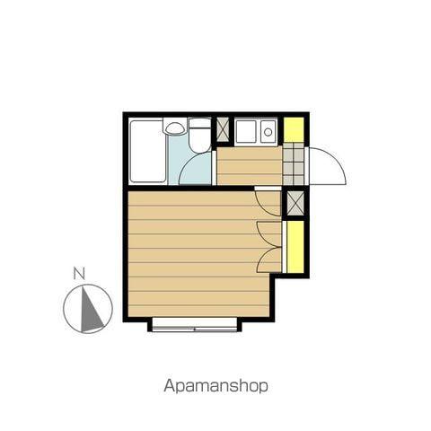 スカイコート戸田公園第4(ワンルーム/1階)の間取り写真