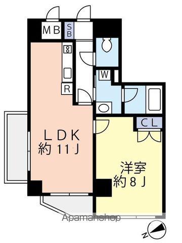 グランヴァン上板橋 6階階 間取り