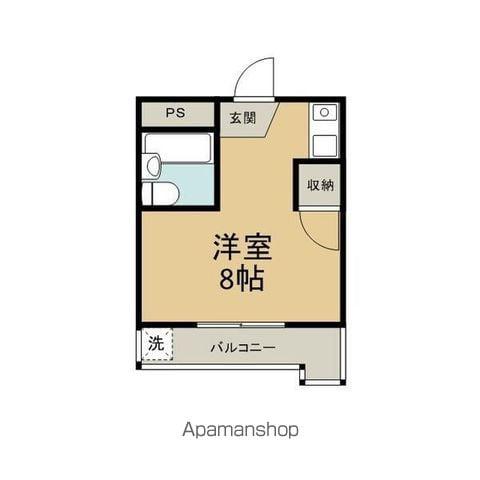 アールズコート喜多山(ワンルーム/2階)の間取り写真