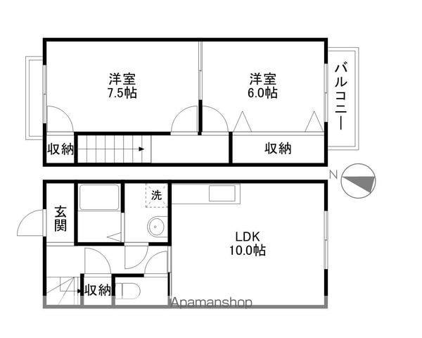 こすもハイツ(2LDK)の間取り写真