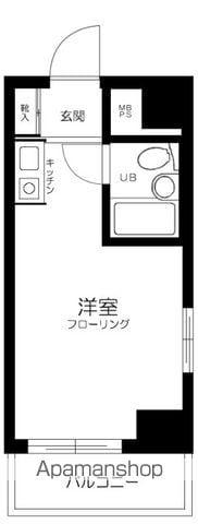 ライオンズマンション西新宿第7(ワンルーム/8階)の間取り写真