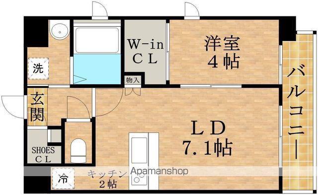 スプランディッド新大阪DUE(1LDK/8階)の間取り写真