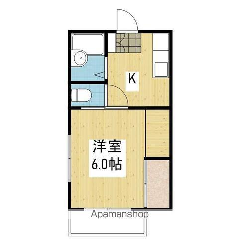 メゾン伏木(1K/3階)の間取り写真