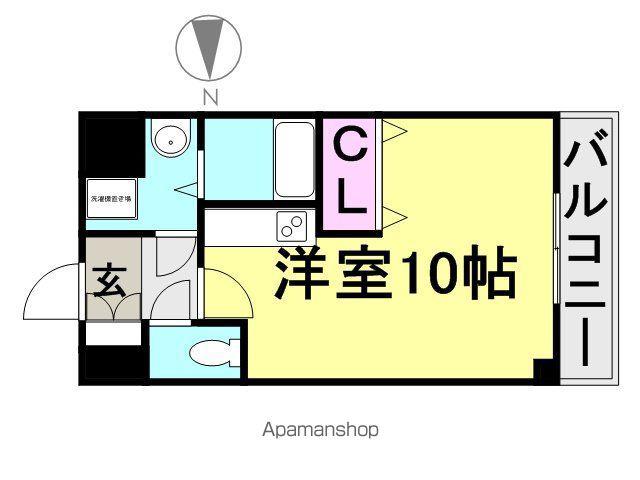 OS RESIDENCE 尼崎(ワンルーム/5階)の間取り写真