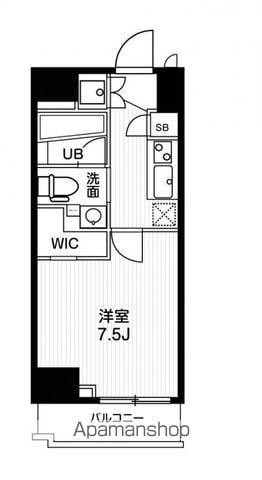 N-STAGE 板橋本町アジールコート(1K/2階)の間取り写真