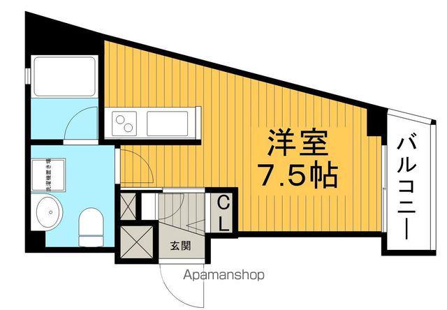 RITZ SQUARE PLACE(1K/3階)の間取り写真