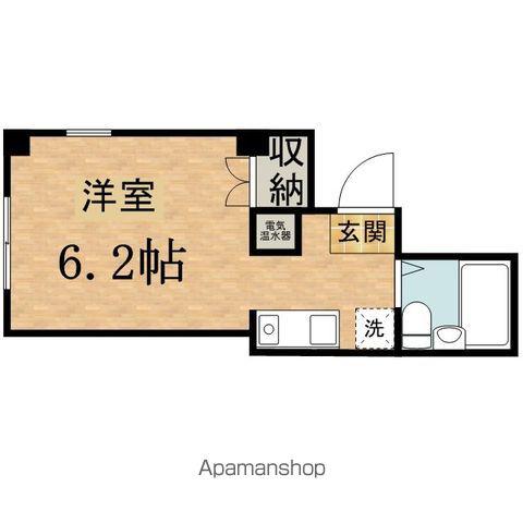 新倉ビル(ワンルーム/3階)の間取り写真