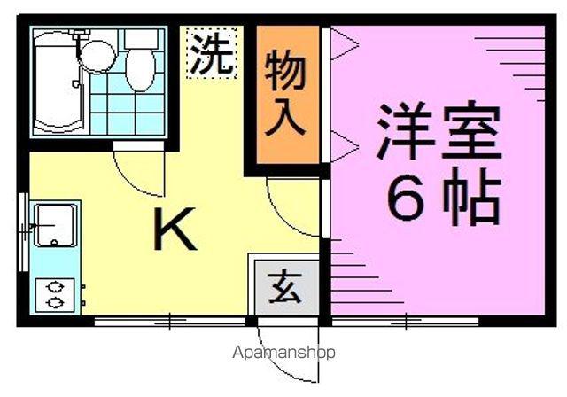 サニネス阿佐ヶ谷(ワンルーム/1階)の間取り写真