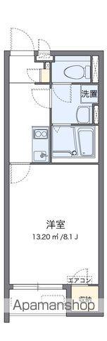 クレイノFLORA宇美2(1K/2階)の間取り写真
