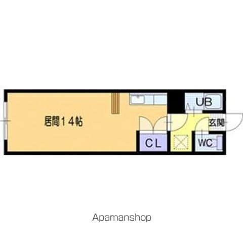 パワービル大麻駅前(ワンルーム/3階)の間取り写真