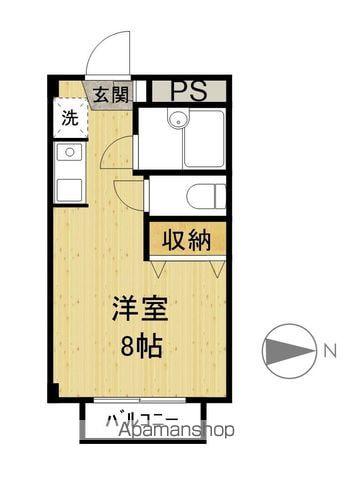 ル・ソレイユ狛江(ワンルーム/1階)の間取り写真