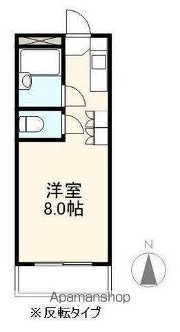 ヴィラ昭和町(1K/1階)の間取り写真