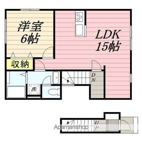 K-IDEAL TOSUⅡ(1LDK/2階)の間取り写真