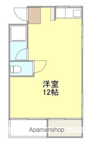 リッツハウス枝松(ワンルーム/2階)の間取り写真